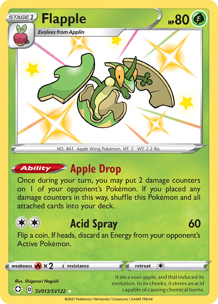 Flapple (SV013/SV122) [Sword & Shield: Shining Fates] - Destination Retro