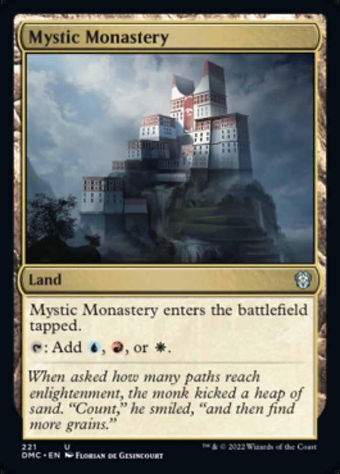 Mystic Monastery [Dominaria United Commander] - Destination Retro