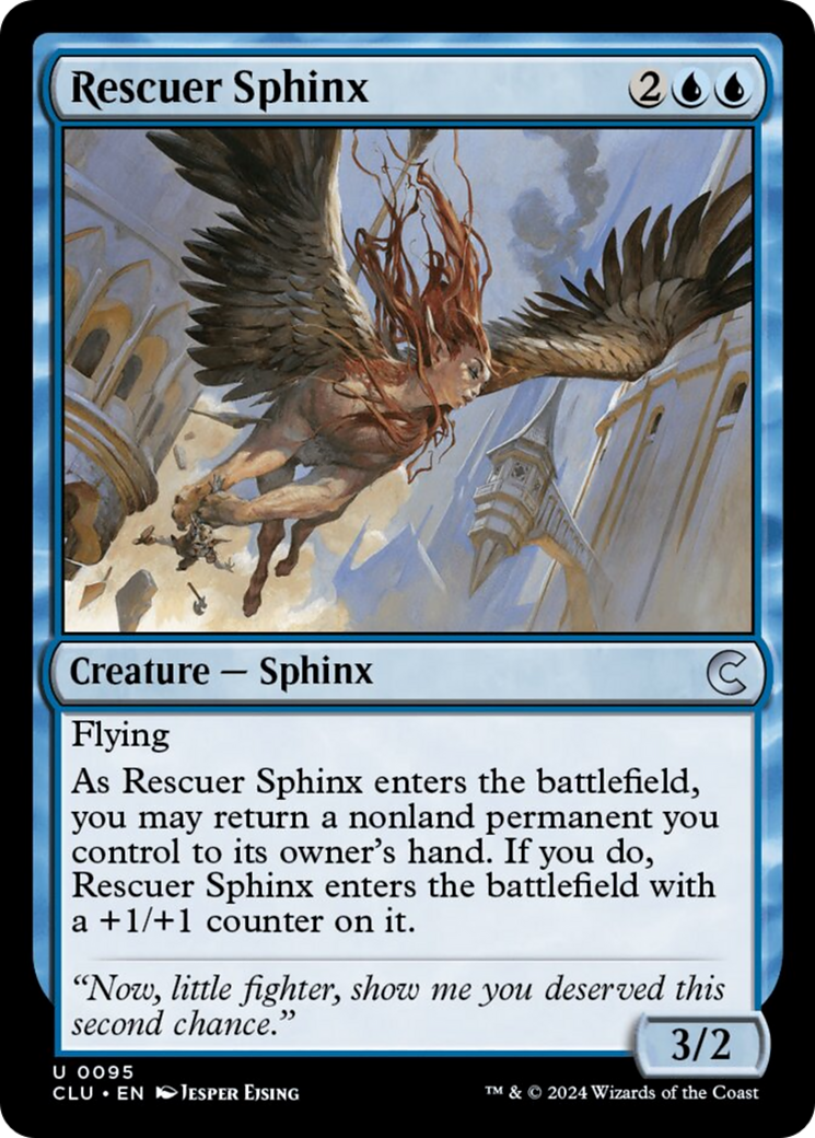 Rescuer Sphinx [Ravnica: Clue Edition] - Destination Retro