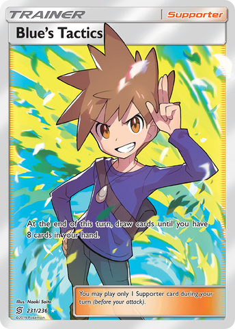 Blue's Tactics (231/236) [Sun & Moon: Unified Minds] - Destination Retro