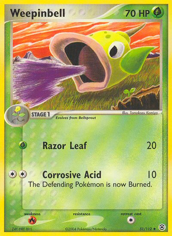 Weepinbell (51/112) [EX: FireRed & LeafGreen] - Destination Retro
