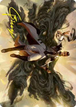 Arrogant Poet Art Card (Gold-Stamped Signature) [Strixhaven: School of Mages Art Series] - Destination Retro