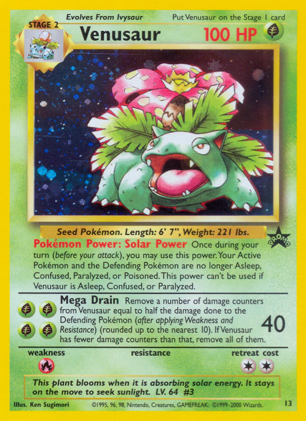 Venusaur (13) [Wizards: Black Star Promos] - Destination Retro