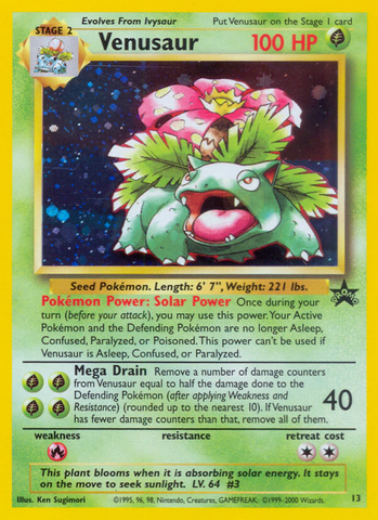 Venusaur (13) [Wizards: Black Star Promos] - Destination Retro
