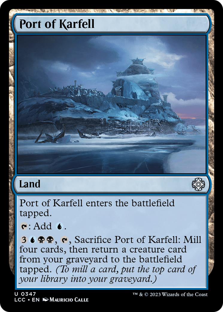 Port of Karfell [The Lost Caverns of Ixalan Commander] - Destination Retro