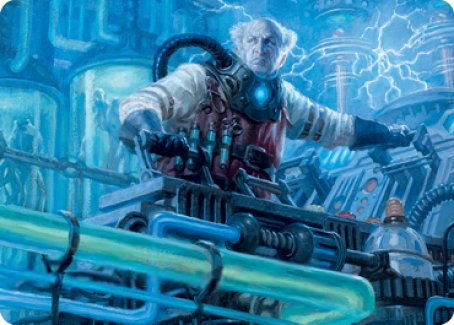 Ludevic, Necrogenius Art Card [Innistrad: Midnight Hunt Art Series] - Destination Retro