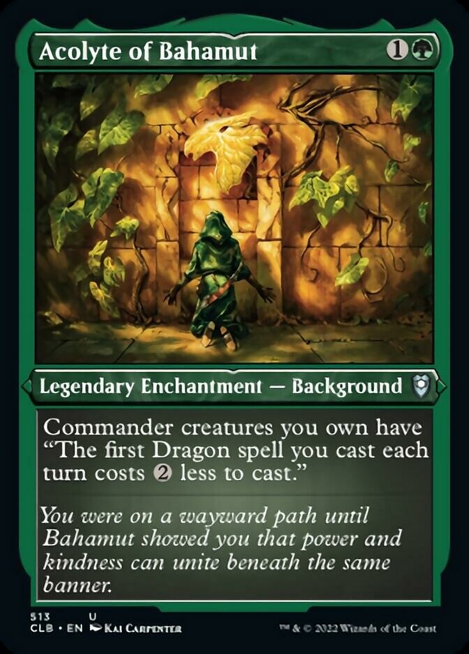 Acolyte of Bahamut (Foil Etched) [Commander Legends: Battle for Baldur's Gate] - Destination Retro