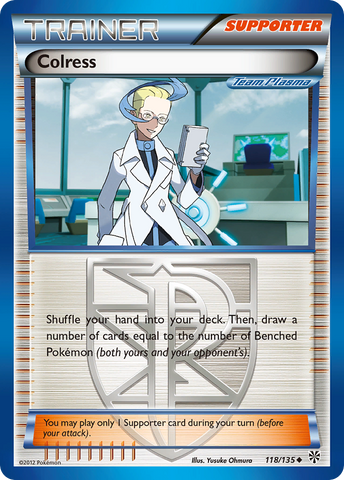 Colress (118/135) [Black & White: Plasma Storm] - Destination Retro