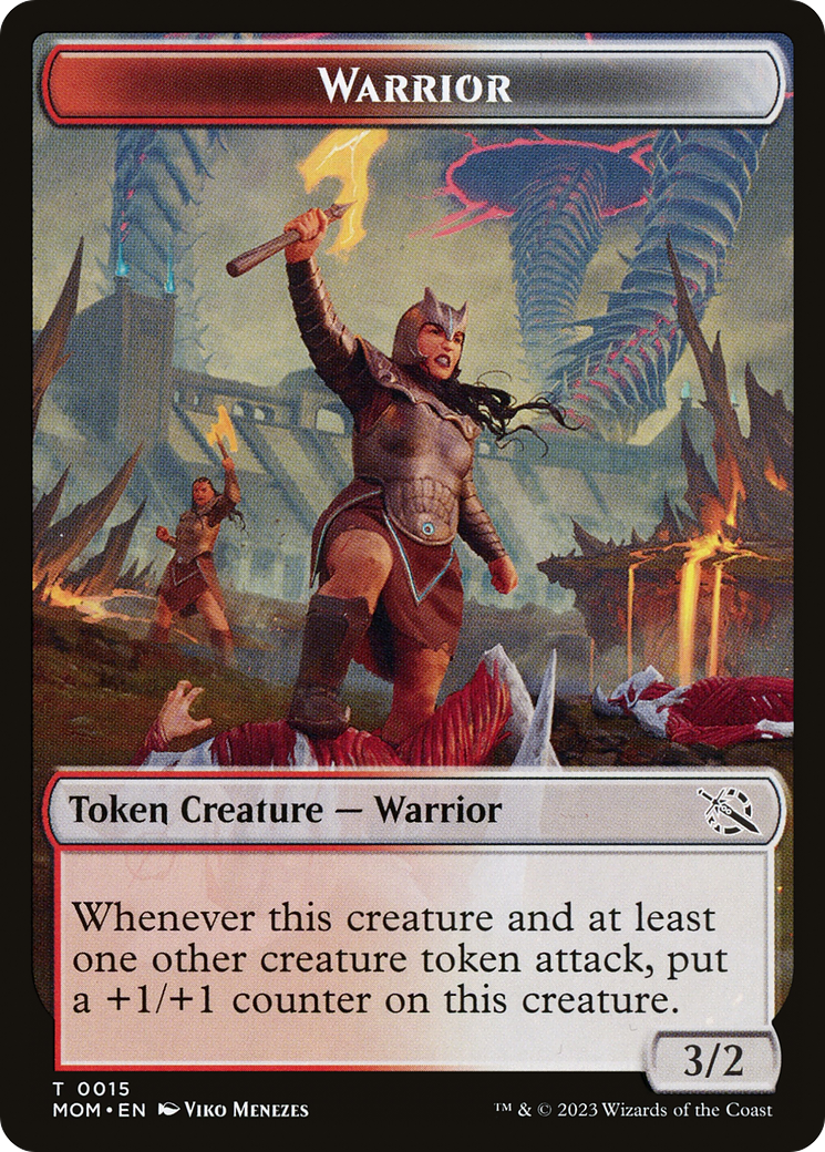 Warrior // Thopter Double-Sided Token [March of the Machine Tokens] - Destination Retro