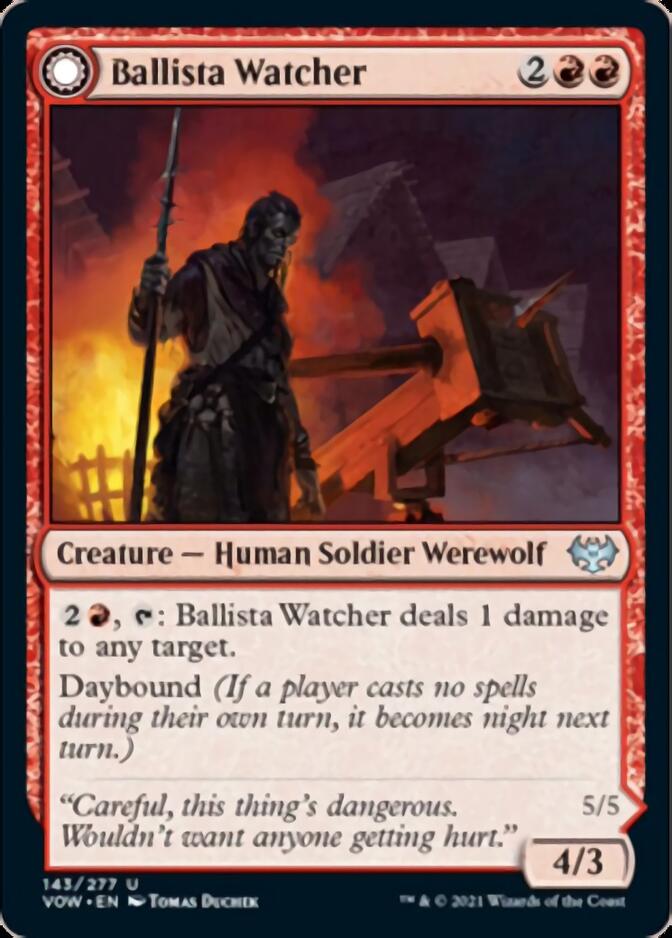 Ballista Watcher // Ballista Wielder [Innistrad: Crimson Vow] - Destination Retro