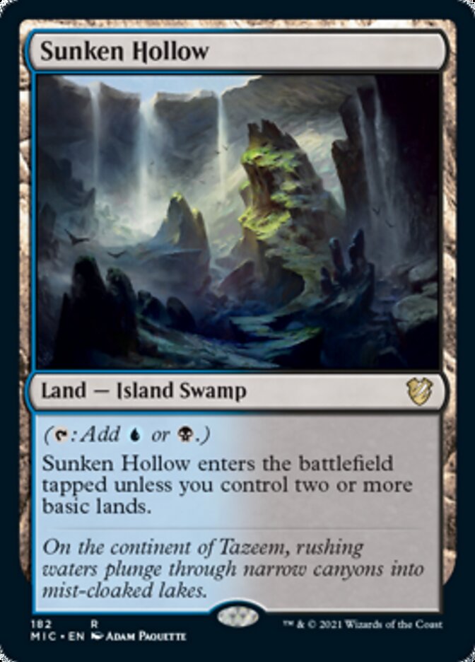 Sunken Hollow [Innistrad: Midnight Hunt Commander] - Destination Retro