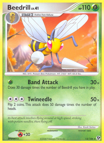 Beedrill (13/106) [Diamond & Pearl: Great Encounters] - Destination Retro