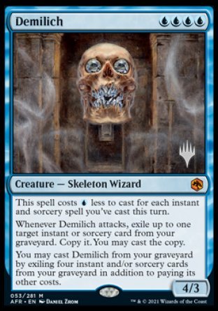 Demilich (Promo Pack) [Dungeons & Dragons: Adventures in the Forgotten Realms Promos] - Destination Retro