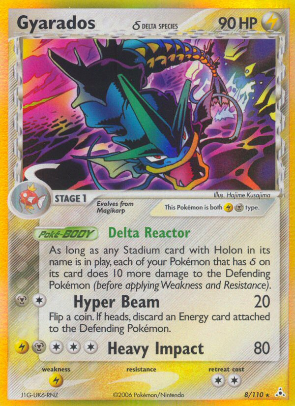 Gyarados (8/110) (Delta Species) [EX: Holon Phantoms] - Destination Retro