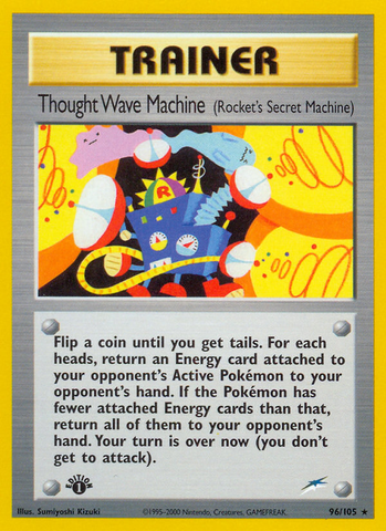 Thought Wave Machine (Rocket's Secret Machine) (96/105) [Neo Destiny 1st Edition] - Destination Retro