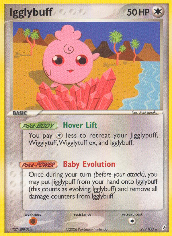 Igglybuff (21/100) [EX: Crystal Guardians] - Destination Retro