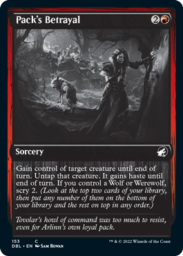 Pack's Betrayal [Innistrad: Double Feature] - Destination Retro