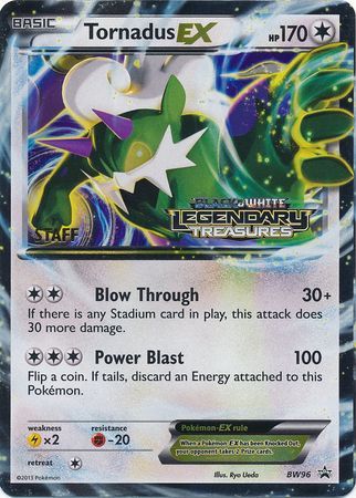 Tornadus EX (BW96) (Staff Prerelease Promo) [Black & White: Black Star Promos] - Destination Retro