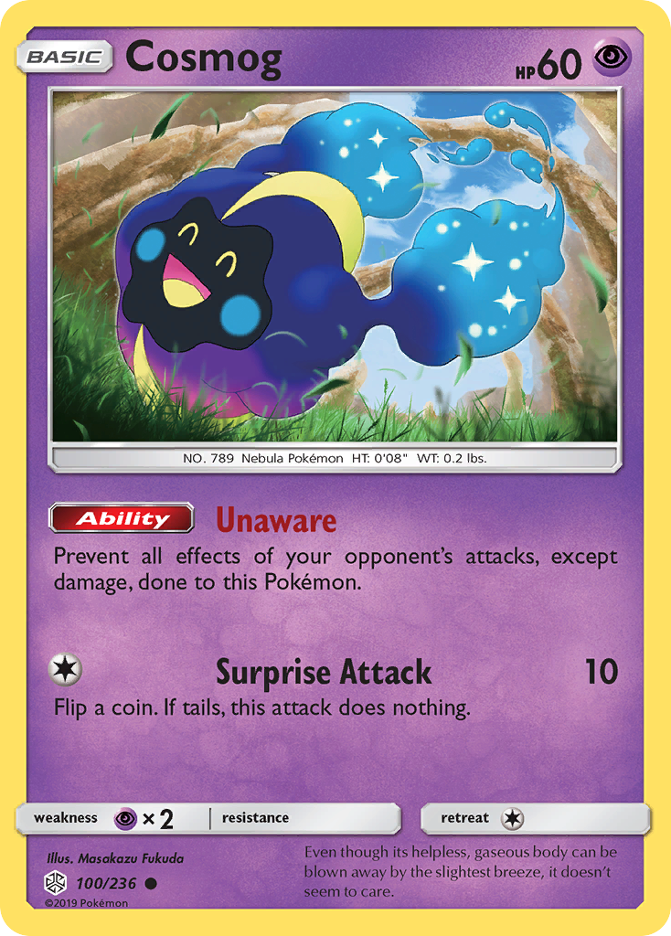 Cosmog (100/236) [Sun & Moon: Cosmic Eclipse] - Destination Retro