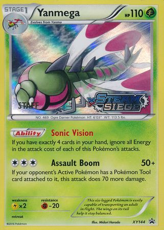 Yanmega (Staff) (XY144) [XY: Black Star Promos] - Destination Retro