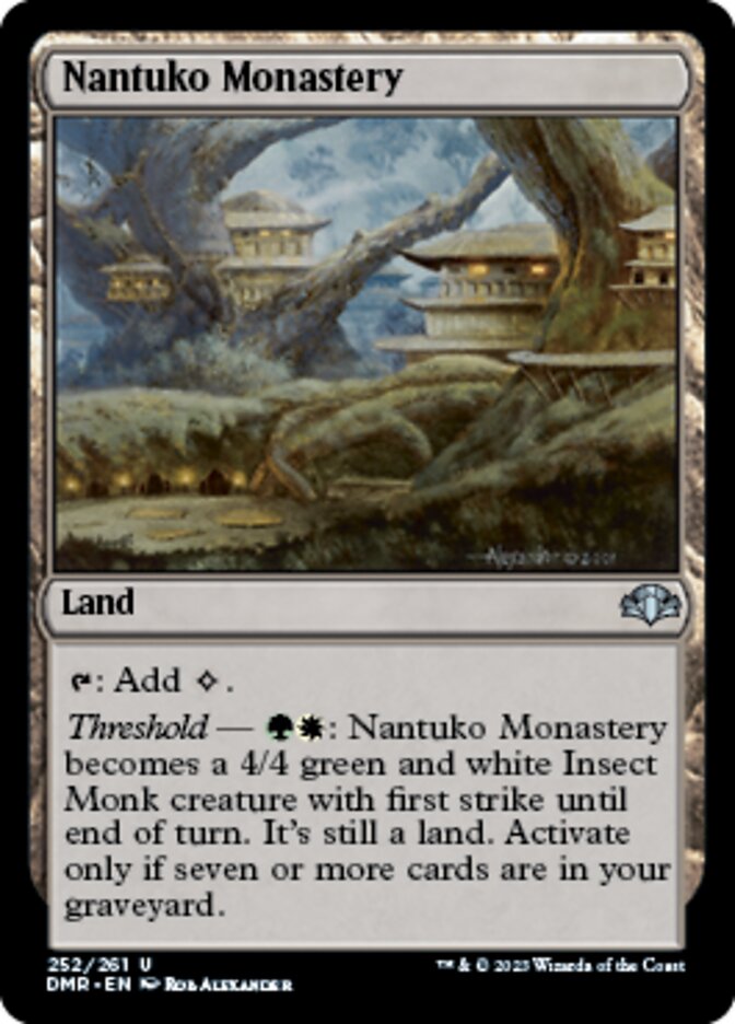 Nantuko Monastery [Dominaria Remastered] - Destination Retro