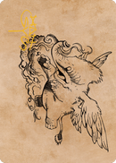 Lulu, Loyal Hollyphant Art Card (46) (Gold-Stamped Signature) [Commander Legends: Battle for Baldur's Gate Art Series] - Destination Retro