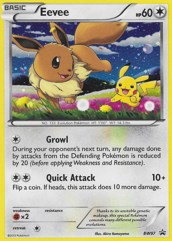 Eevee (BW97) [Black & White: Black Star Promos] - Destination Retro