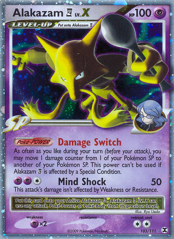 Alakazam LV.X (103/111) [Platinum: Rising Rivals] - Destination Retro