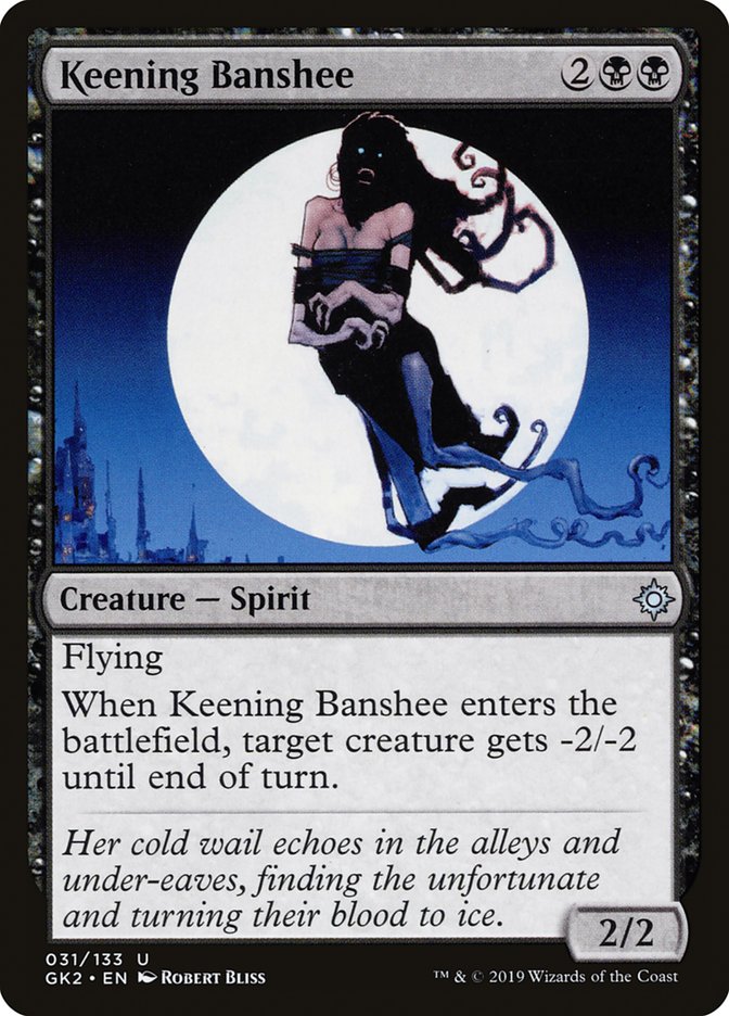 Keening Banshee [Ravnica Allegiance Guild Kit] - Destination Retro