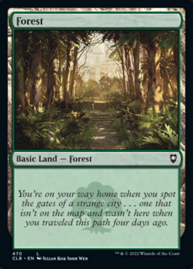 Forest (470) [Commander Legends: Battle for Baldur's Gate] - Destination Retro