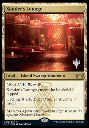 Xander's Lounge (Promo Pack) [Streets of New Capenna Promos] - Destination Retro