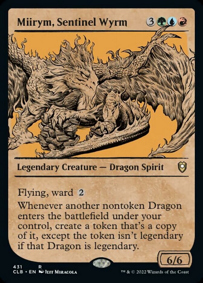 Miirym, Sentinel Wyrm (Showcase) [Commander Legends: Battle for Baldur's Gate] - Destination Retro