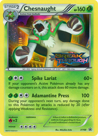 Chesnaught (XY68) [XY: Black Star Promos] - Destination Retro