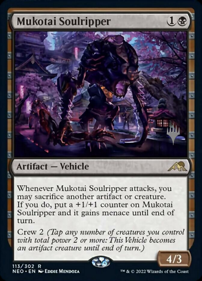 Mukotai Soulripper (Promo Pack) [Kamigawa: Neon Dynasty Promos] - Destination Retro