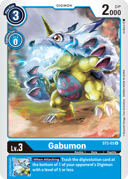 Gabumon [ST2-03] [Starter Deck: Cocytus Blue] - Destination Retro