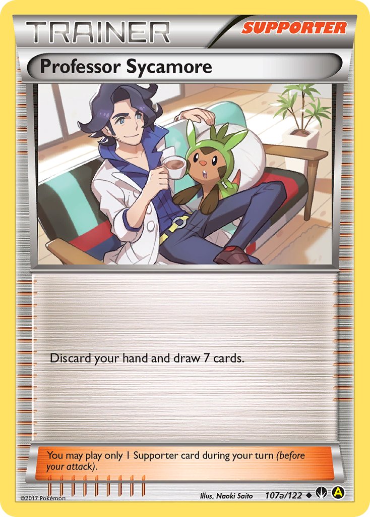 Professor Sycamore (107a/122) [Alternate Art Promos] - Destination Retro