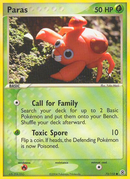 Paras (72/112) [EX: FireRed & LeafGreen] - Destination Retro