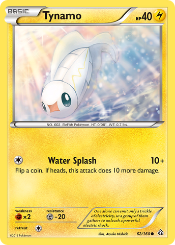 Tynamo (62/160) [XY: Primal Clash] - Destination Retro