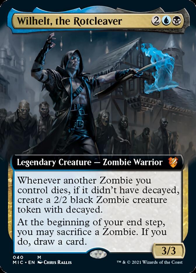 Wilhelt, the Rotcleaver (Extended) [Innistrad: Midnight Hunt Commander] - Destination Retro