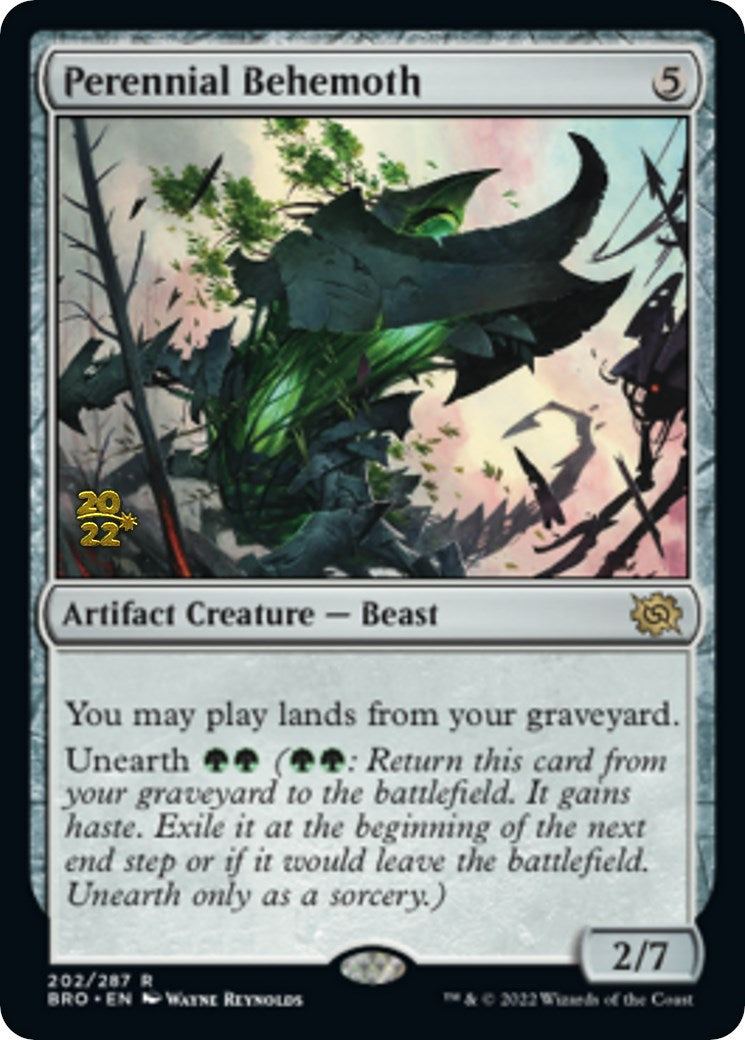 Perennial Behemoth [The Brothers' War: Prerelease Promos] - Destination Retro