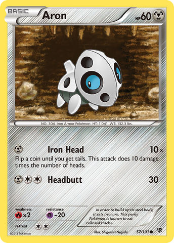 Aron (57/101) [Black & White: Plasma Blast] - Destination Retro