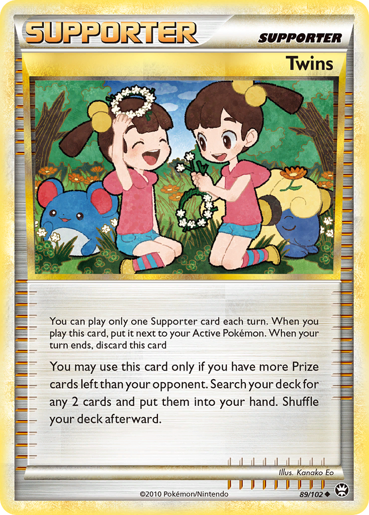 Twins (89/102) [HeartGold & SoulSilver: Triumphant] - Destination Retro