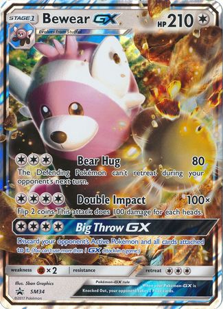 Bewear GX (SM34) (Jumbo Card) [Sun & Moon: Black Star Promos] - Destination Retro