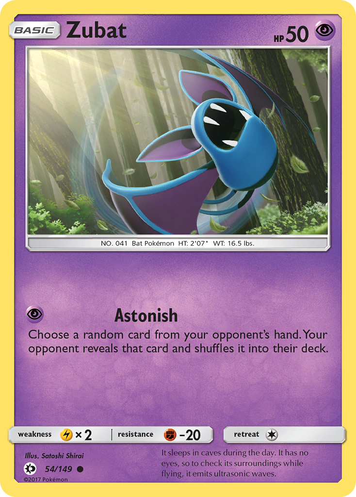 Zubat (54/149) [Sun & Moon: Base Set] - Destination Retro