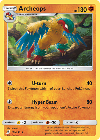 Archeops (121/236) [Sun & Moon: Unified Minds] - Destination Retro