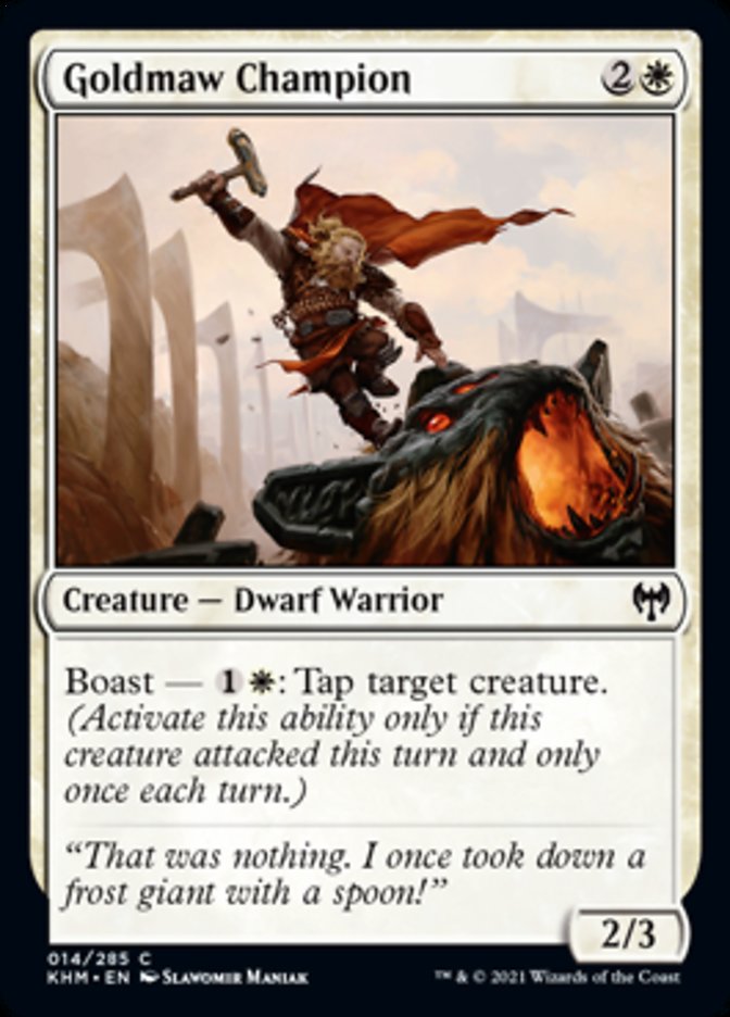 Goldmaw Champion [Kaldheim] - Destination Retro