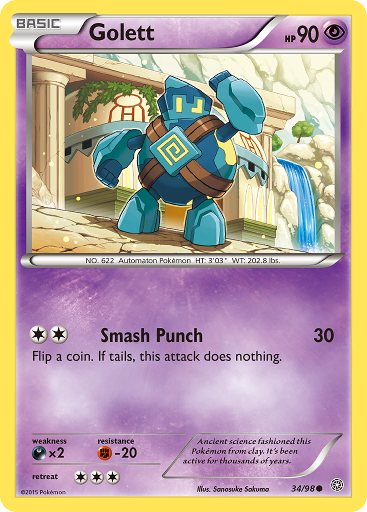 Golett (34/98) [XY: Ancient Origins] - Destination Retro