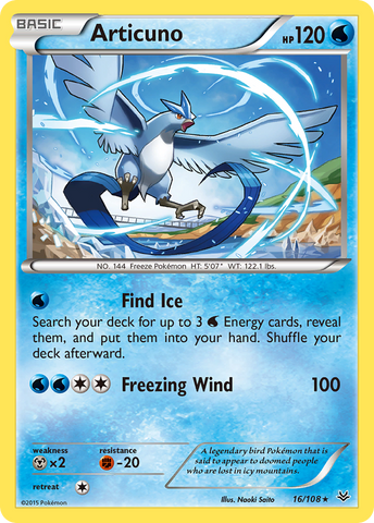 Articuno (16/108) [XY: Roaring Skies] - Destination Retro