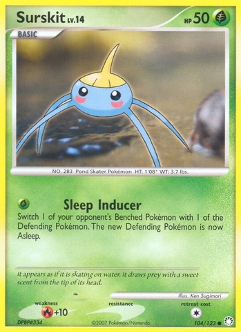 Surskit (104/123) [Diamond & Pearl: Mysterious Treasures] - Destination Retro