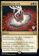 Incandescent Aria (Promo Pack) [Streets of New Capenna Promos] - Destination Retro